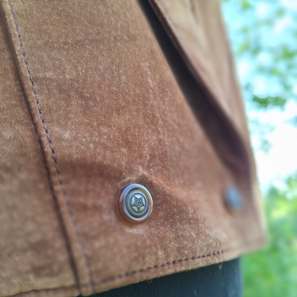 (10/12) Vintage Suede Leather Skirt & Jacket Set , The Olde Hide House , 2PCS - Picture 6 of 17